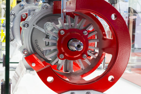 detail of industrial centrifugal pump