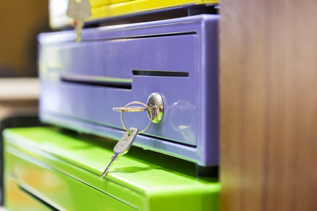 colorful box safe with keys;modern style
の写真素材