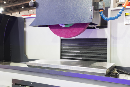 high precision horizontal grinding CNC machine;side viewの写真素材