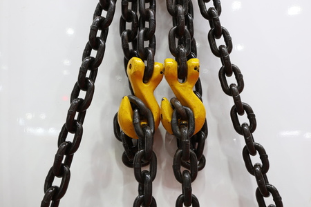 hook , chain and steel wire set for crane
