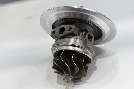 Turbo charger component parts for diesel engine ; made from iron , aluminium , steel casting and...