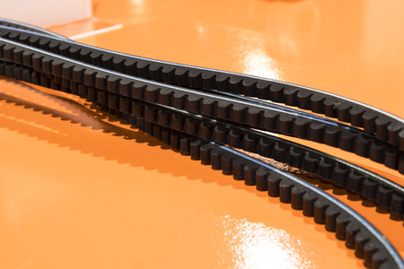 timing belf for automotive engine ; close up