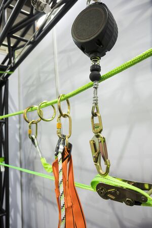 Industrial safety harness ; equipment for high ground working
