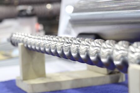 Screw press parts for plastic injection machine ; selective focus