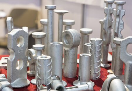 as forged anchor parts for heavy lifting in construction industry ; engineering background ;