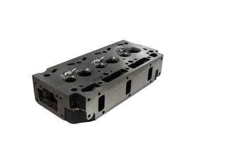 Machined Head Cylinder for deisel engine ; spare partの写真素材