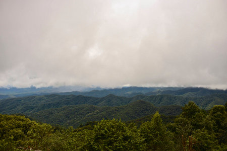 top of the mountainの写真素材