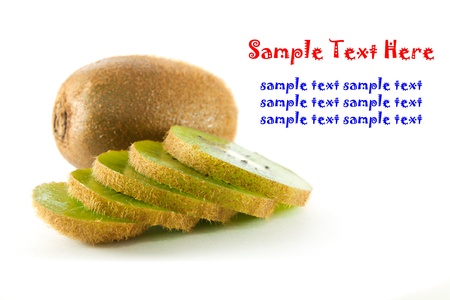 kiwi fruit sliceの写真素材