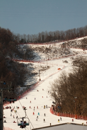 Ski resortの写真素材