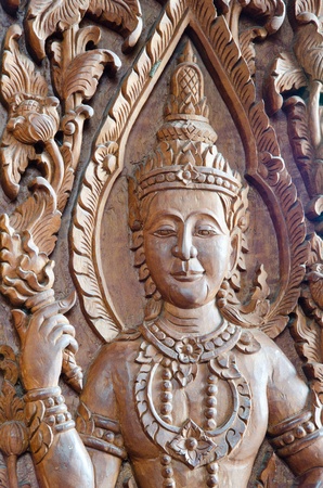 The invention is a wood carving patterns and shapes are beautifulの写真素材