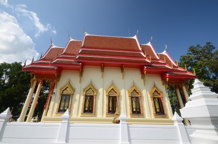 Huay Mongkol Temple Church. Prachuap Khiri Khan province, Thailand