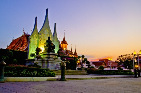 WAT RATCHA NADDA TEMPLE Bangkok, Thailandの写真素材