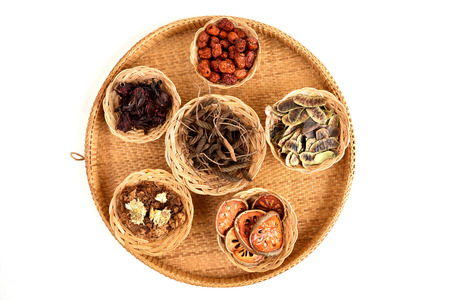 Drink herbal colon cleansing and fat accumulation.の写真素材