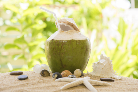 Coconut Water Drinkの写真素材