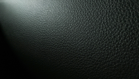 Black leather texture and background.の写真素材