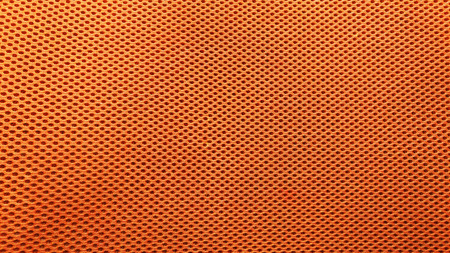 Orange nylon fabric pattern texture background.の写真素材