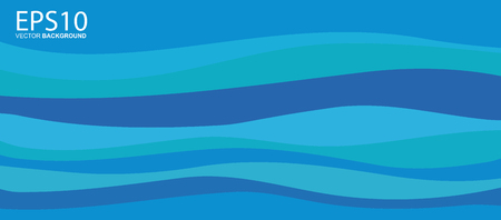 Abstract blue wave colorful background.のイラスト素材