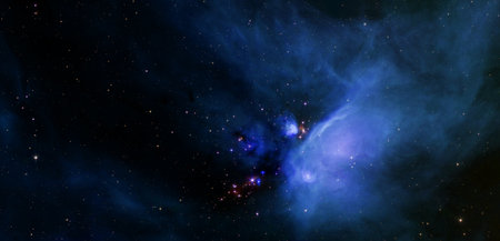 Colorful space background.の写真素材