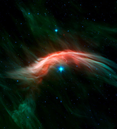 Colorful space background.の写真素材