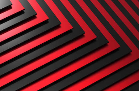 The abstract colorful metal pattern background. 3D illustration.
