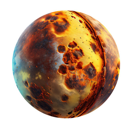 Imagery of imaginary planets for your cosmic image. Ai generated.の写真素材