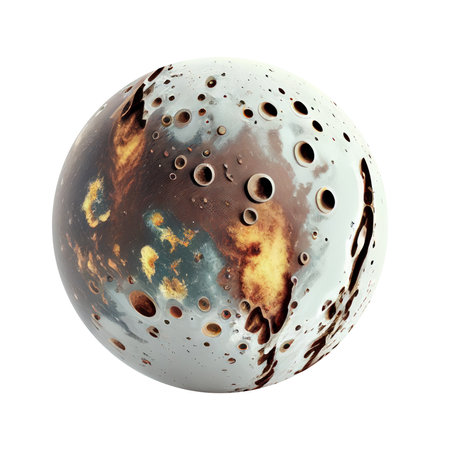 Imagery of imaginary planets for your cosmic image. Ai generated.の写真素材