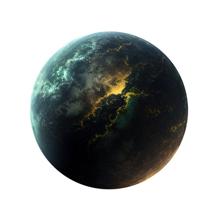 Imagery of imaginary planets for your cosmic image. Ai generated.の写真素材