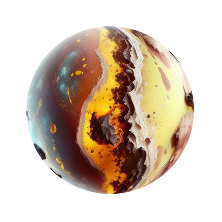 Imagery of imaginary planets for your cosmic image. Ai generated.の写真素材
