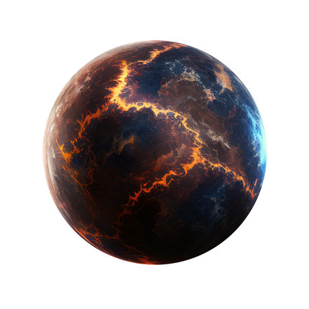 Imagery of imaginary planets for your cosmic image. Ai generated.の写真素材