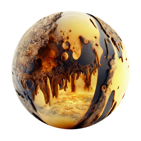 Imagery of imaginary planets for your cosmic image. Ai generated.の写真素材