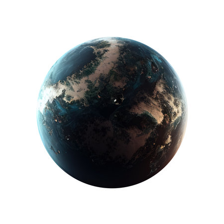 Imagery of imaginary planets for your cosmic image. Ai generated.の素材