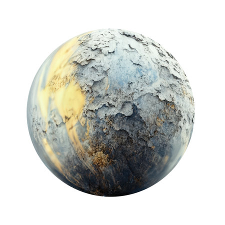 Imagery of imaginary planets for your cosmic image. 3d Illustrationの素材