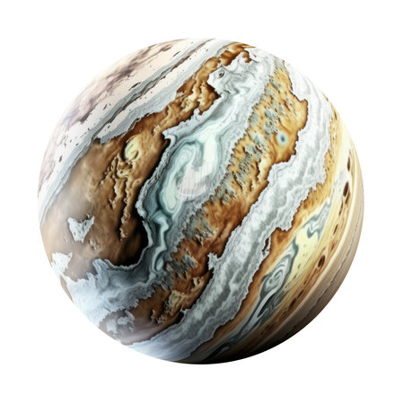 Imagery of imaginary planets for your cosmic image. 3d Illustrationの素材