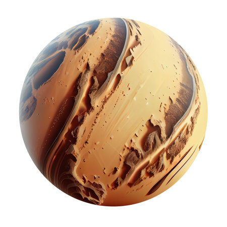 Imagery of imaginary planets for your cosmic image. 3d Illustrationの素材