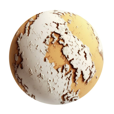 Imagery of imaginary planets for your cosmic image. 3d Illustrationの素材