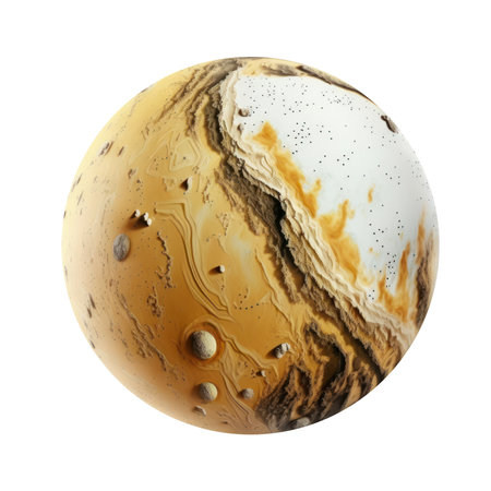 Imagery of imaginary planets for your cosmic image. 3d Illustrationの素材