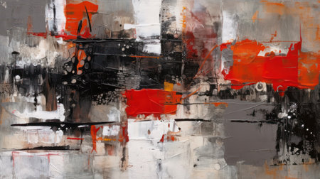 The abstract colorful painting texture background. ai generatedの素材
