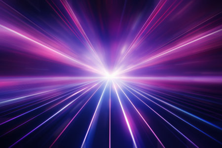 The abstract colorful line background. ai generatedの素材