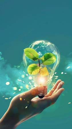Green Tech Start Up Pitch Entrepreneurs presenting a start up idea that combines blockchain with hydrogen energy trading to revolutionize the energy sectorの素材