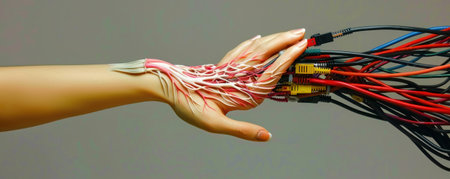 The future is now. With our new technology, you can connect with your loved ones like never before.の素材