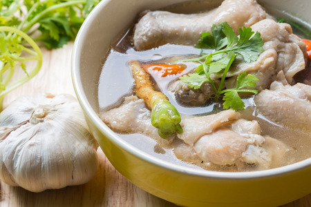 Tom Yum Gai,Northern Style Spicy Chicken Soup.の写真素材