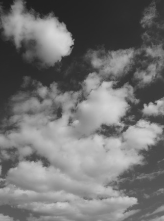 cloud in sky,black and white concept.の写真素材