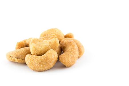 salted cashew nutの写真素材