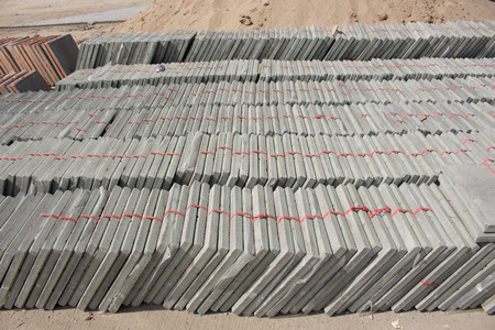 cement sheets for  constructionの写真素材