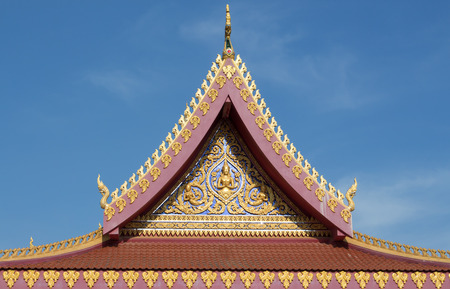 Thai temple roofの写真素材