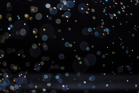 abstract bokeh background of sprayの写真素材