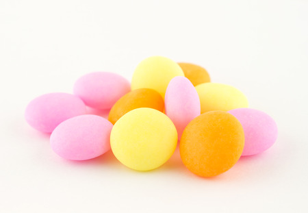 colorful of mixed fruit candyの写真素材