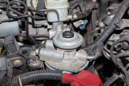 component engine of a old carの写真素材