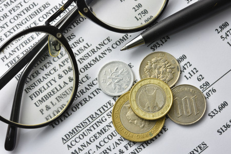 close up of Coinの写真素材