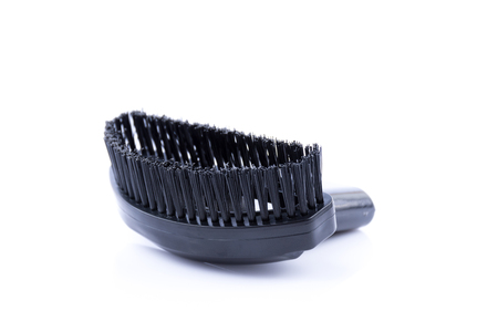 Brush vacuum cleaner on white backgroundの写真素材
